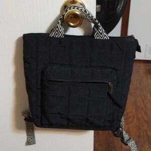 Cute Black purse backpack